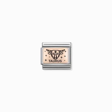 Nomination Zodiac Rose Gold Taurus Composable Charm